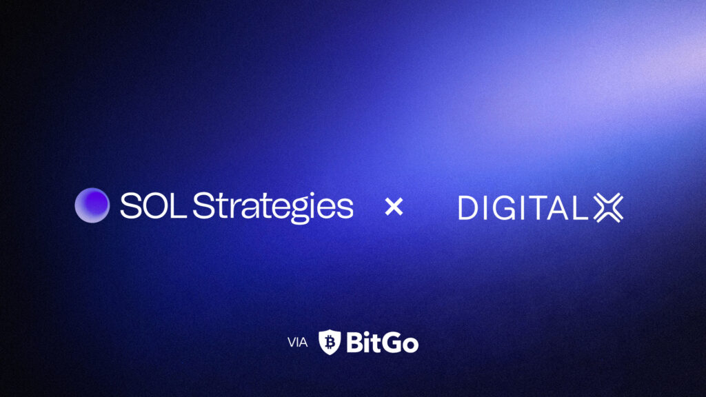SOL Strategies Announces Staking Partnership with ASX-Listed DigitalX