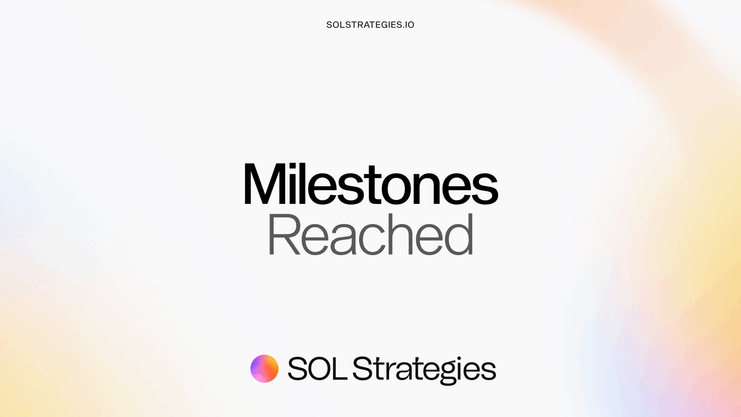 SOL Strategies Surpasses 31,000 Unique Wallets And 4 Million SOL In Assets Under Delegation